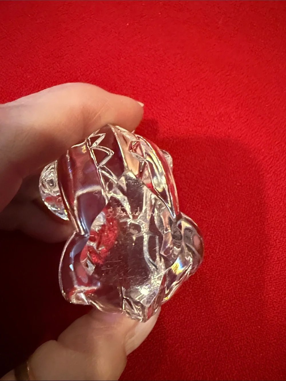 Steuben Dragon Clear Glass Decorative Paperweight - Home Accents Rare ltd